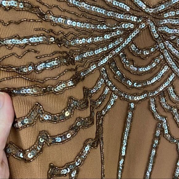 Pierri New York Sequins V-Neck Sweater Size Large - Picture 3 of 6